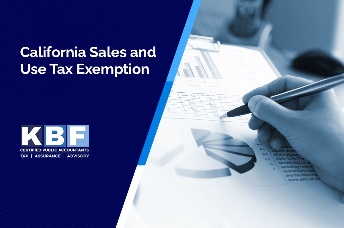 California Tax Exemption Banner 1