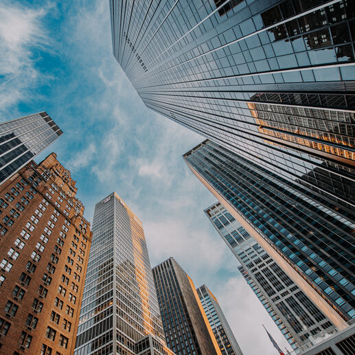 Office skyscraper in New York City, Manhattan